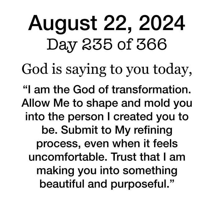 Devotional Day 235