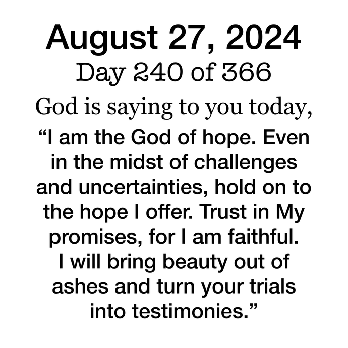 Devotional Day 240