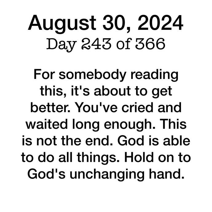 Devotional Day 243