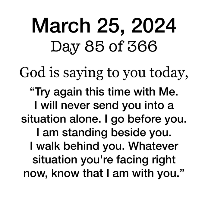 Devotional Day 85