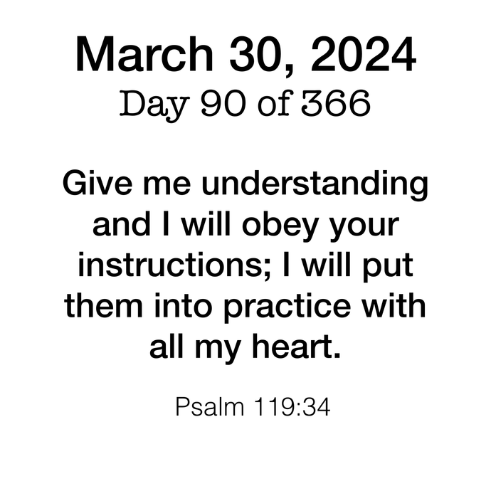 Scripture Day 90