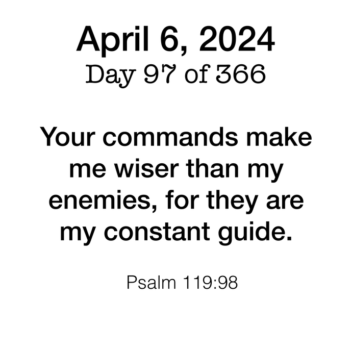 Scripture Day 97
