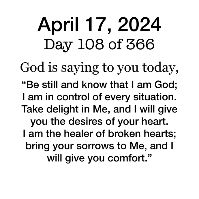 Devotional Day 108