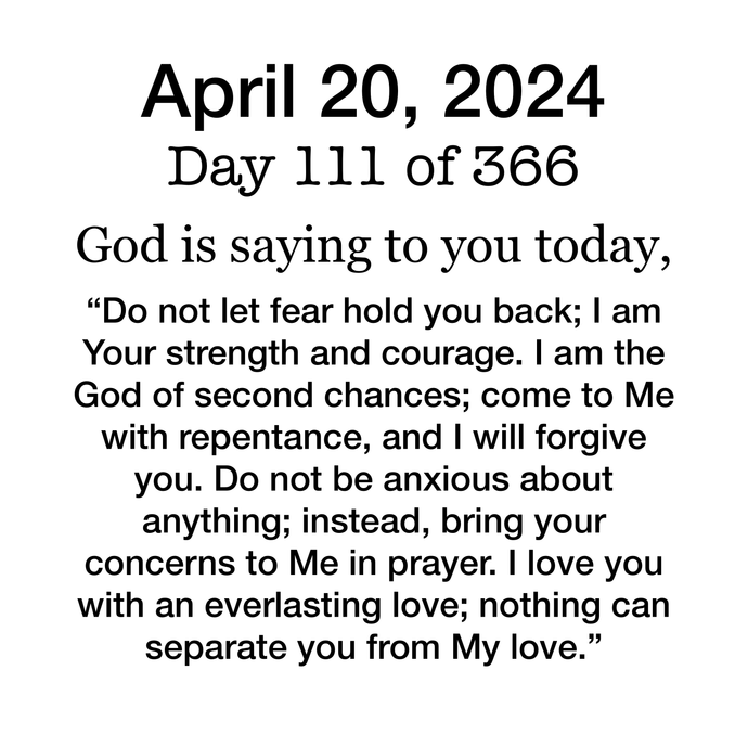 Devotional Day 111