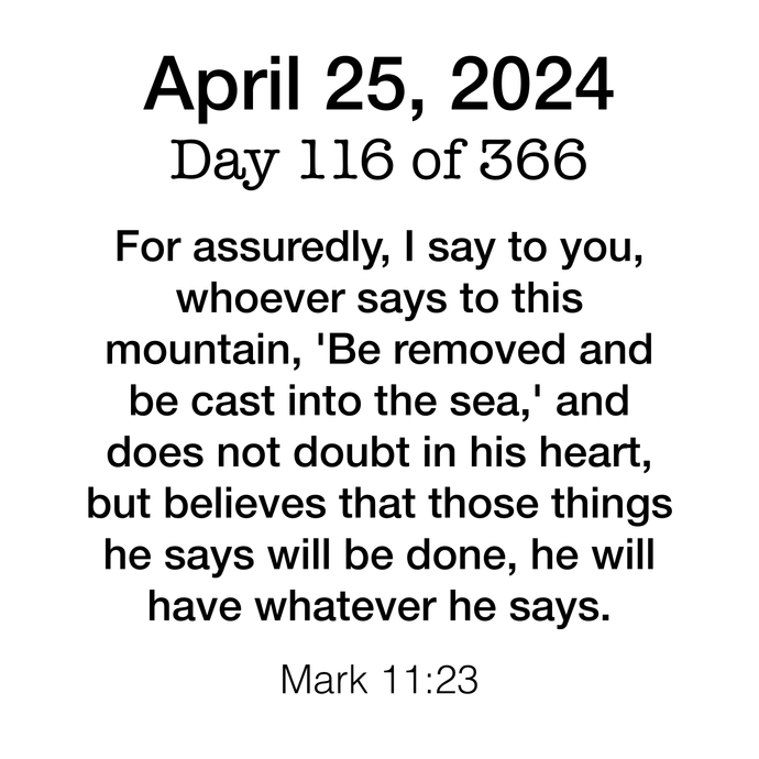 Scripture Day 116