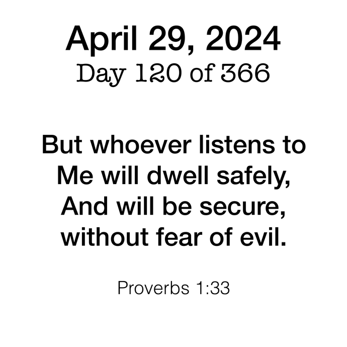 Scripture Day 120
