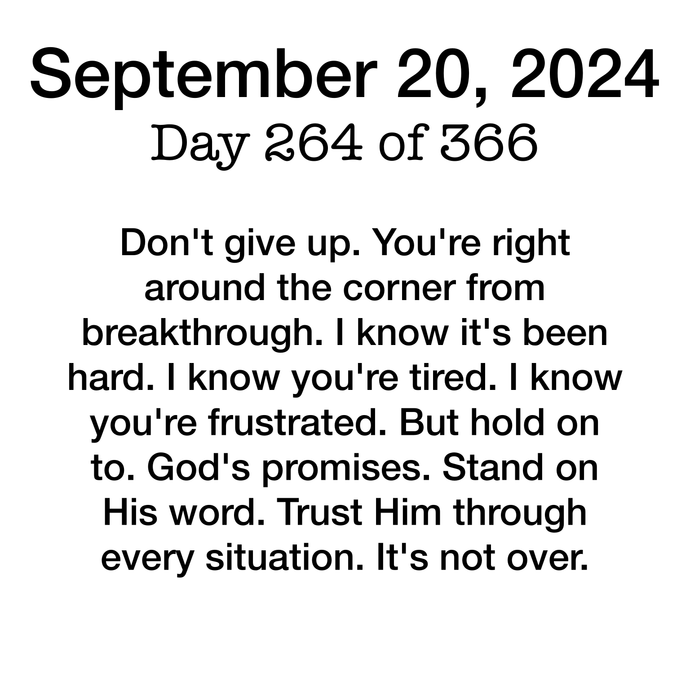 Devotional Day 264