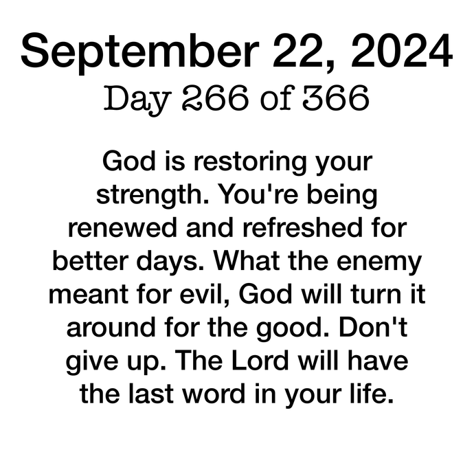 Devotional Day 266