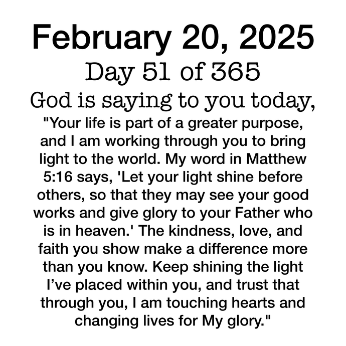 Devotional Day 51