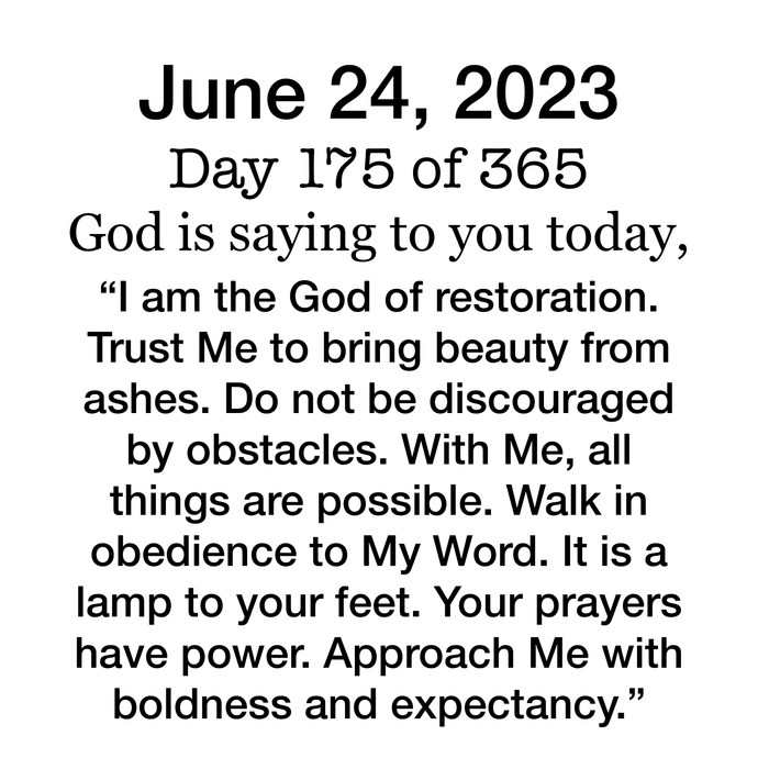 Devotional Day 175
