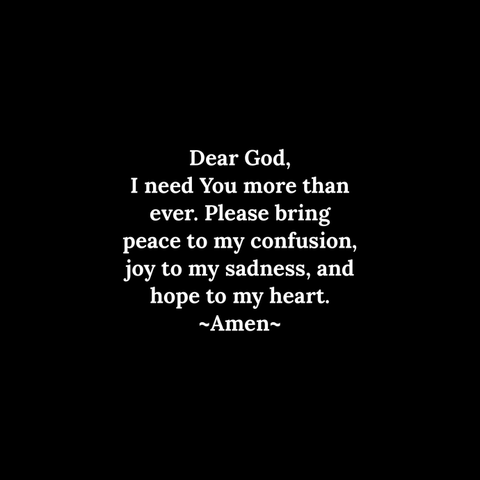 Need you more 🙏