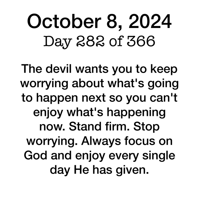 Devotional Day 282