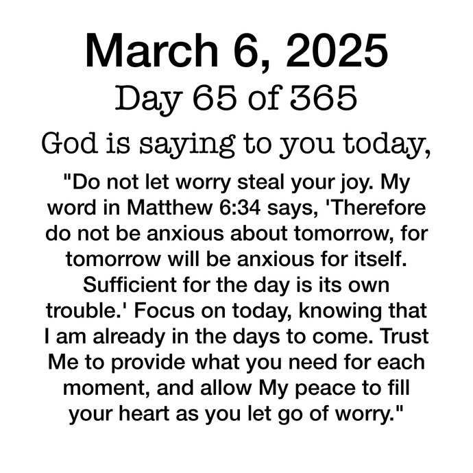 Devotional Day 65