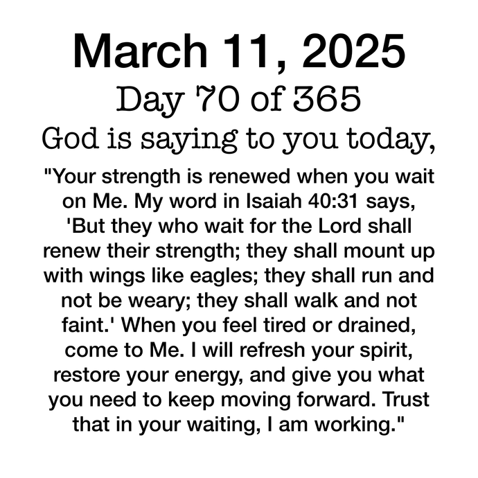 Devotional Day 70