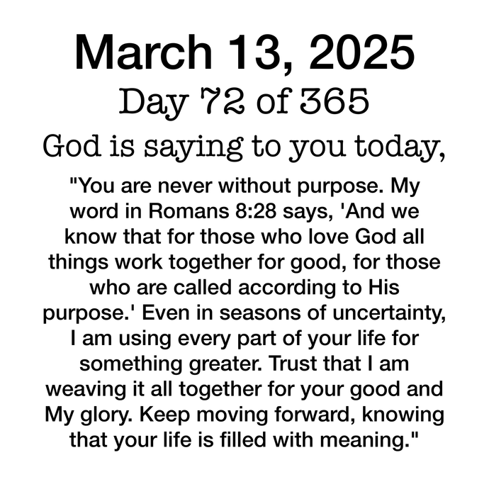 Devotional Day 72