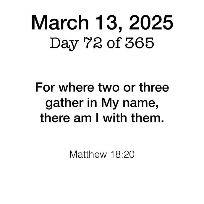 Scripture Day 72