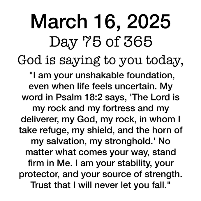 Devotional Day 75