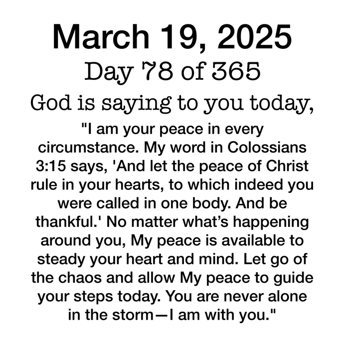 Devotional Day 78