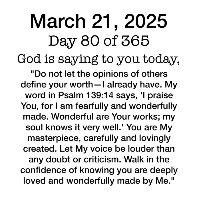 Devotional Day 80