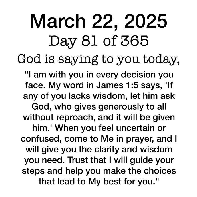 Devotional Day 81