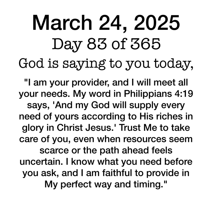 Devotional Day 83