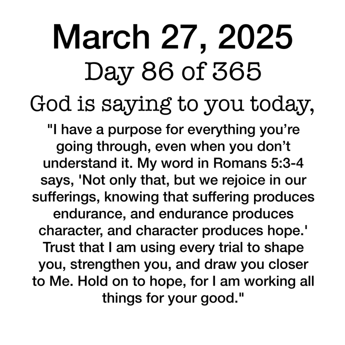 Devotional Day 86