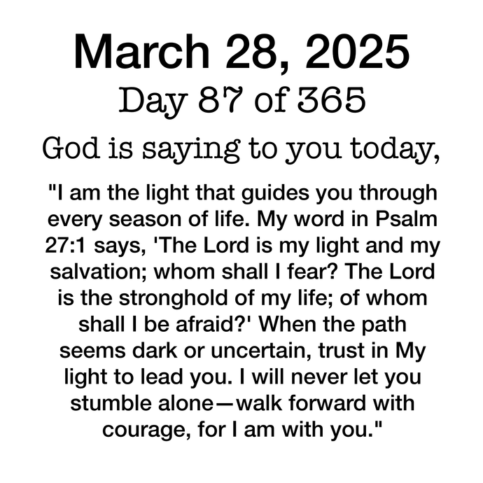 Devotional Day 87