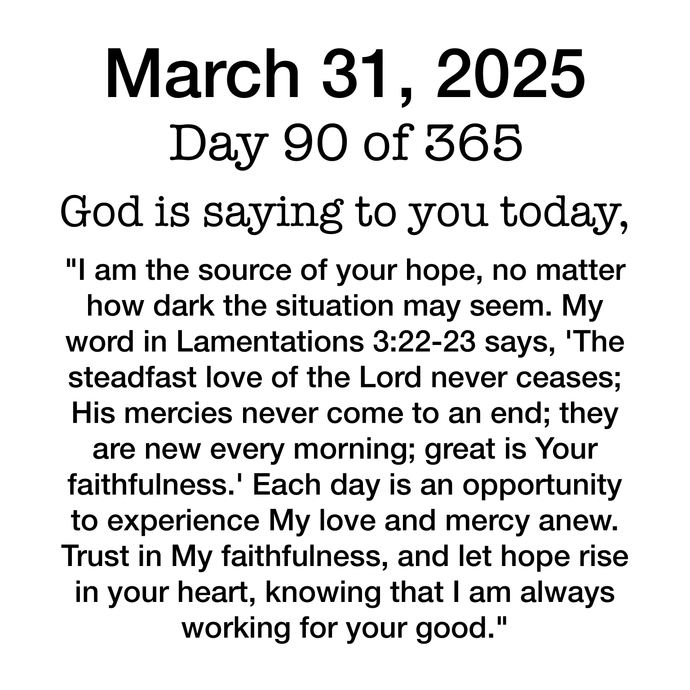 Devotional Day 90