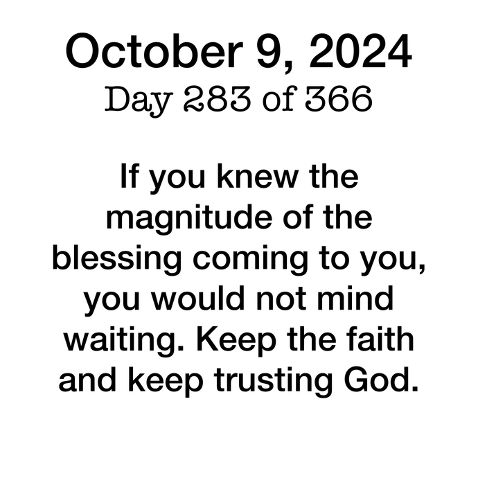 Devotional Day 283