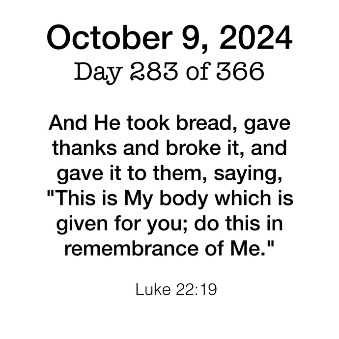 Scripture Day 283