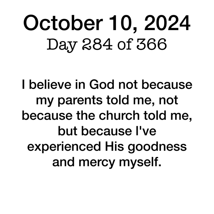 Devotional Day 284