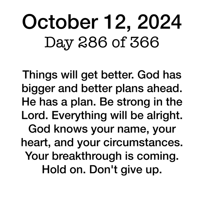 Devotional Day 286