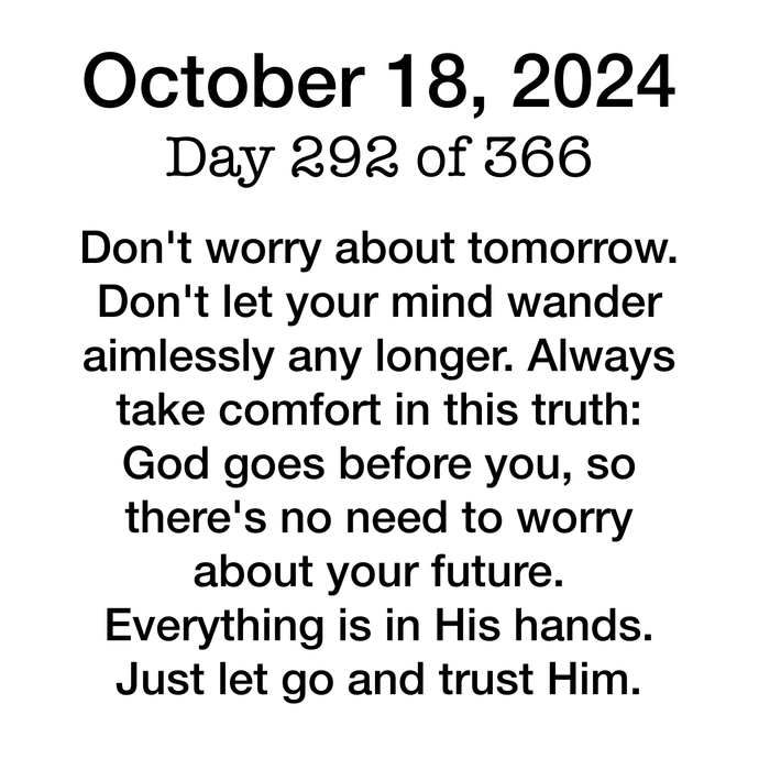 Devotional Day 292