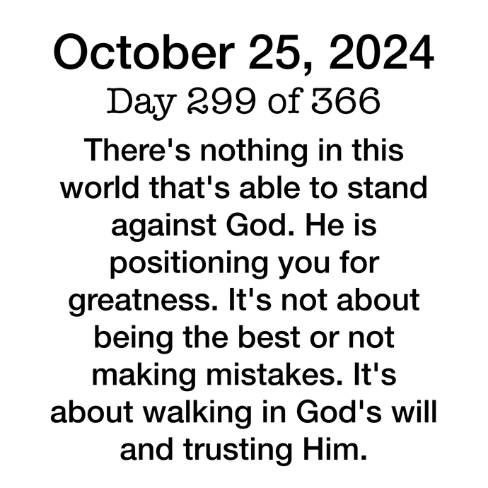 Devotional Day 299