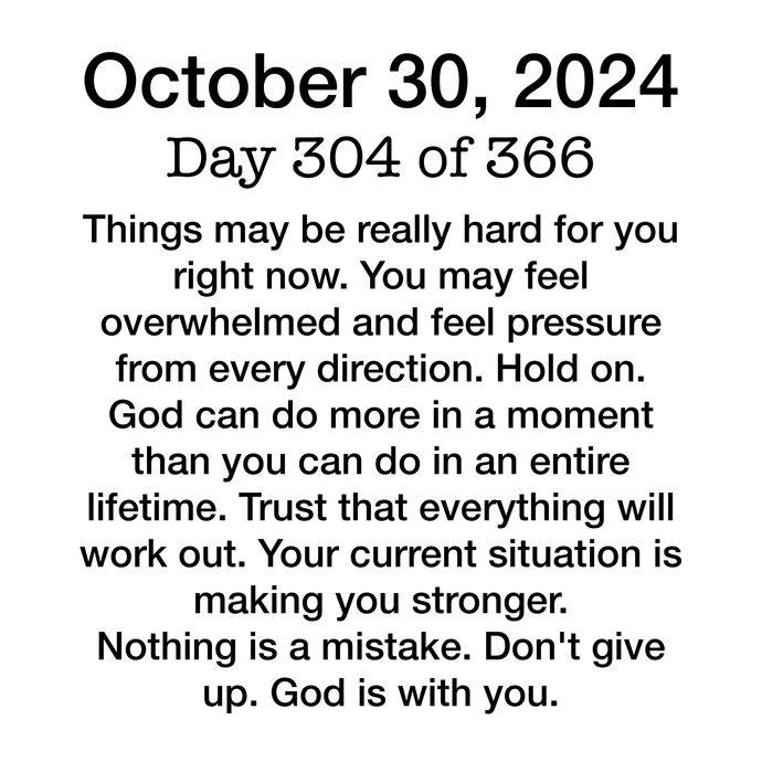 Devotional Day 304