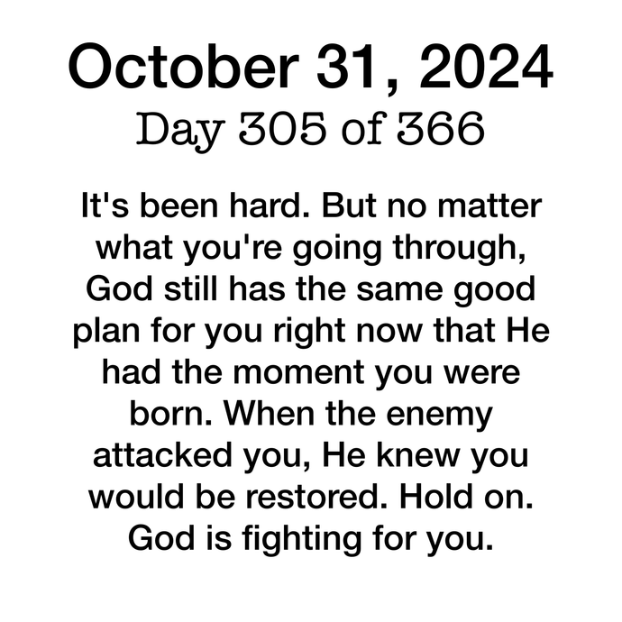 Devotional Day 305