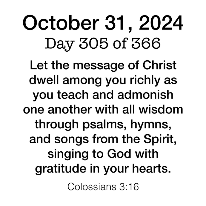 Scripture Day 305