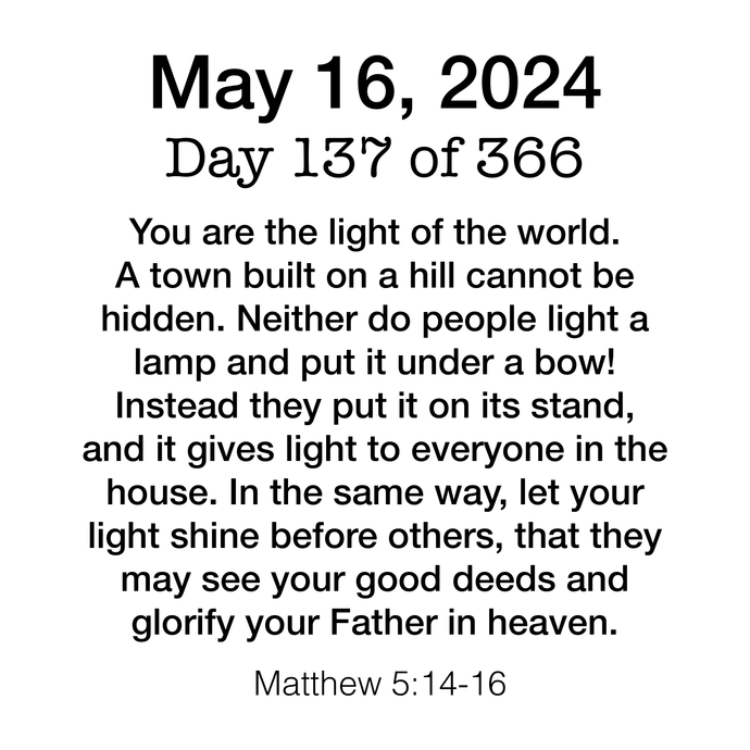 Scripture Day 137