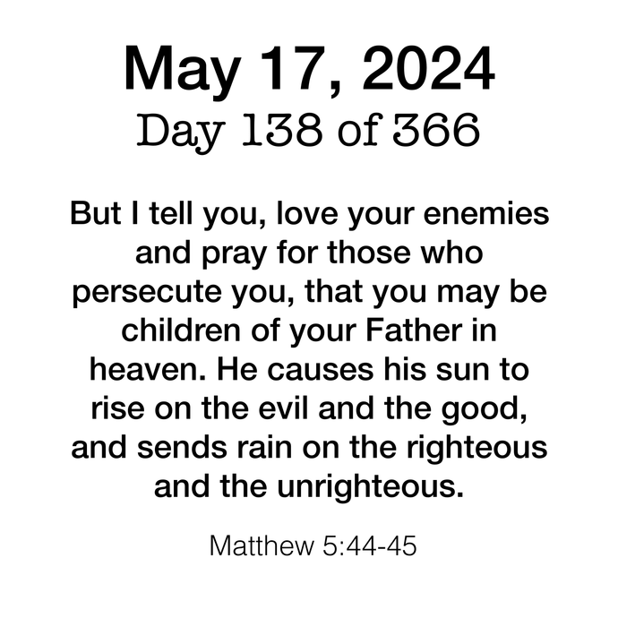 Scripture Day 138
