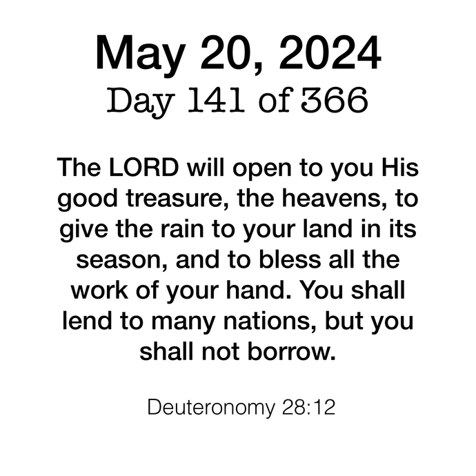Scripture Day 141