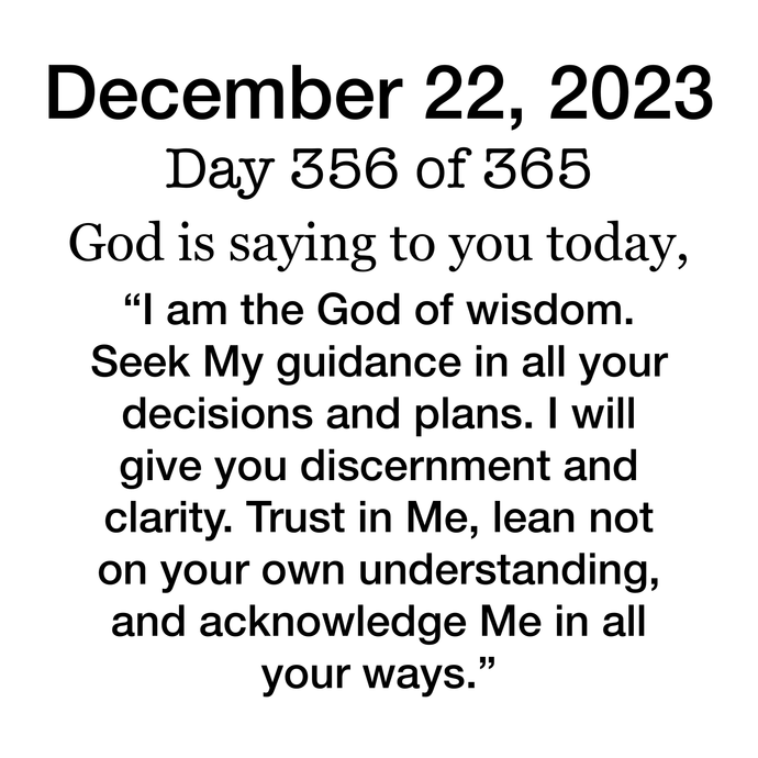 Devotional Day 356