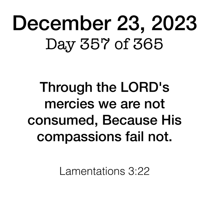 Scripture Day 357