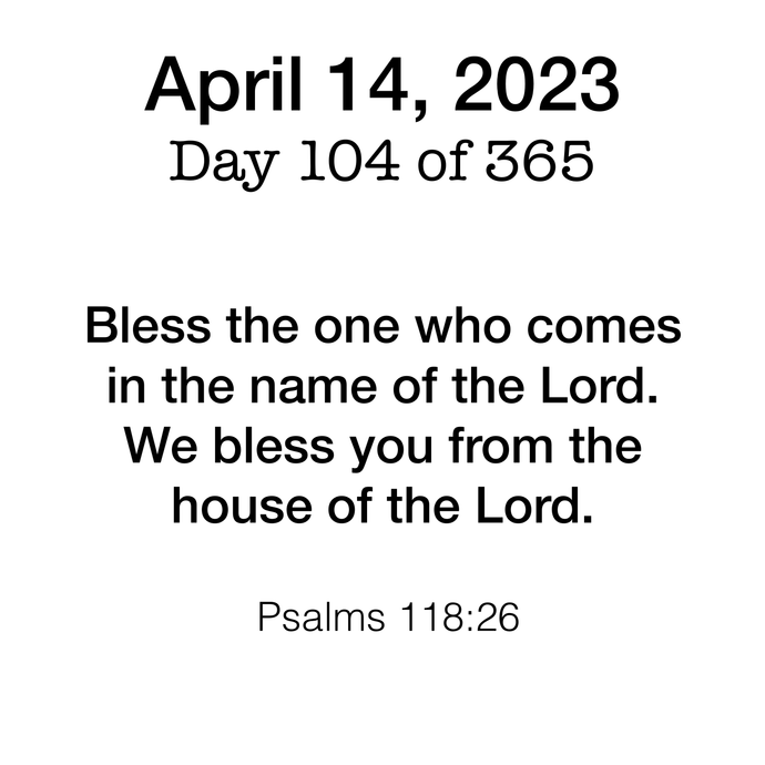 Scripture Day 104