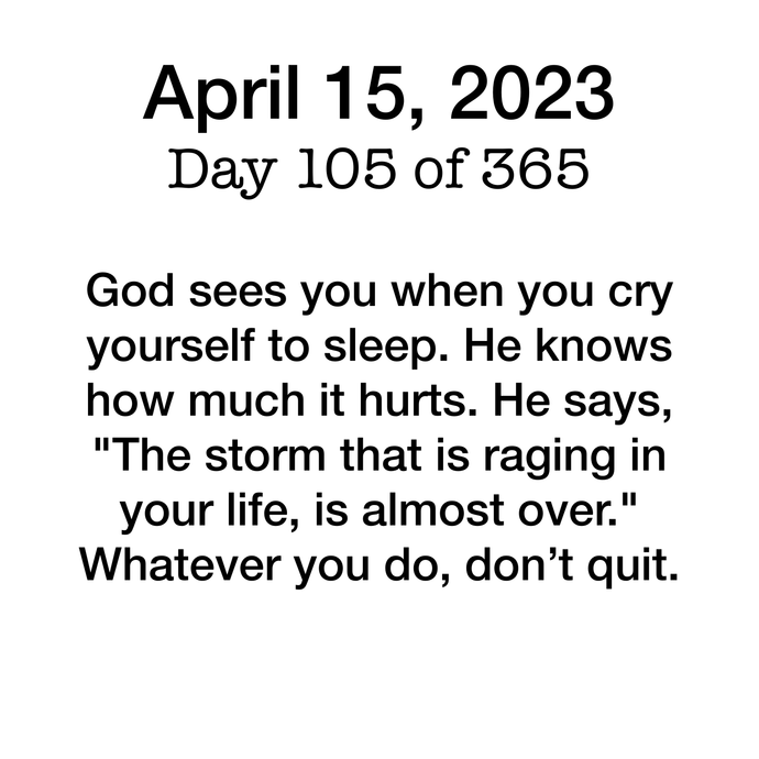 Devotional Day 105