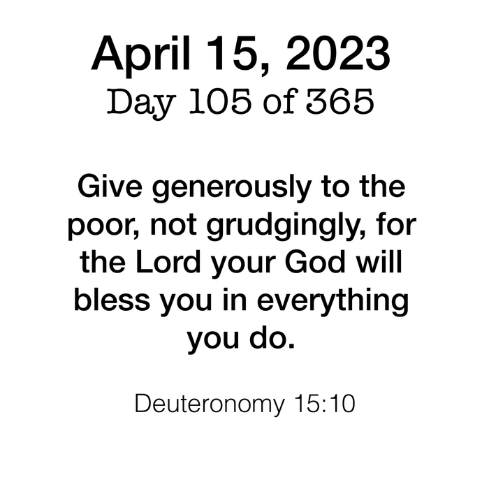 Scripture Day 105