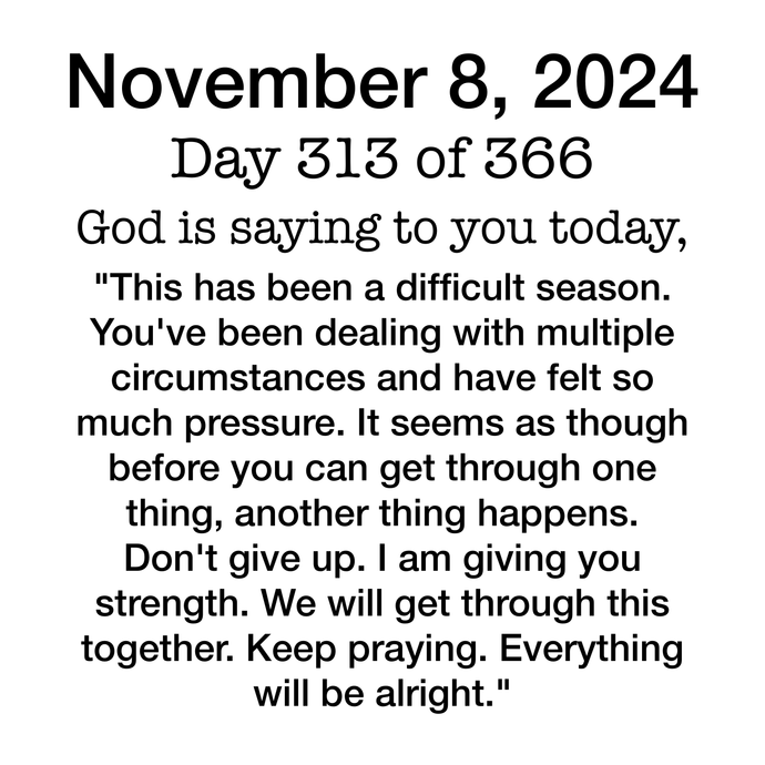 Devotional Day 313