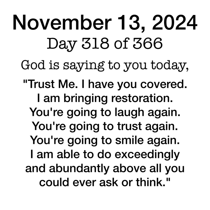 Devotional Day 318