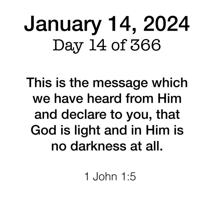 Scripture Day 14