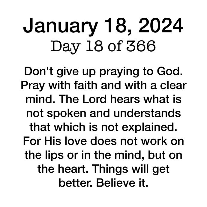 January 18, 2024