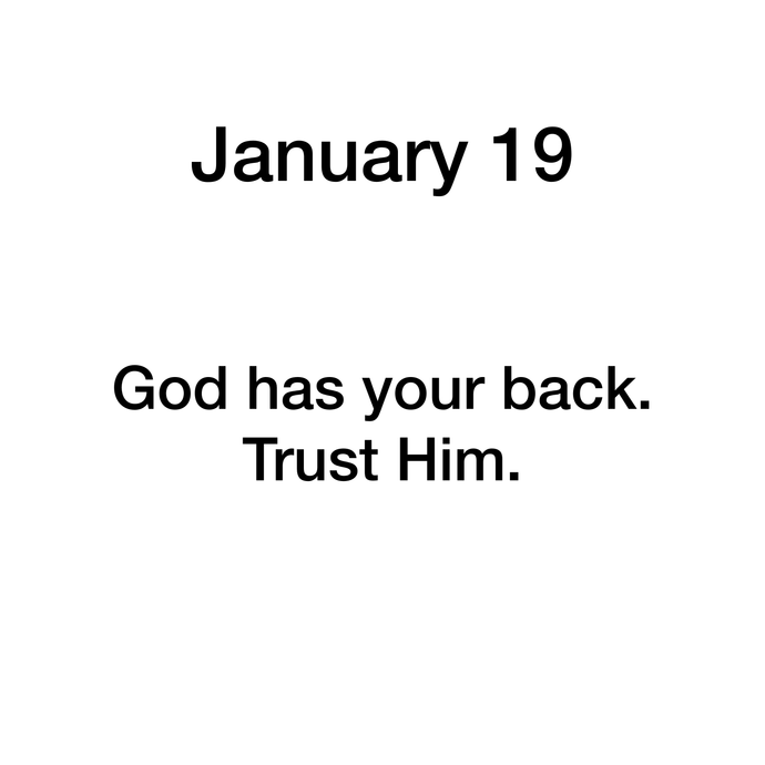 Day 19 Encouragement